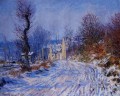 冬のジヴェルニーへの道 クロード・モネの風景